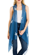 Load image into Gallery viewer, Navy blue vest cover up
