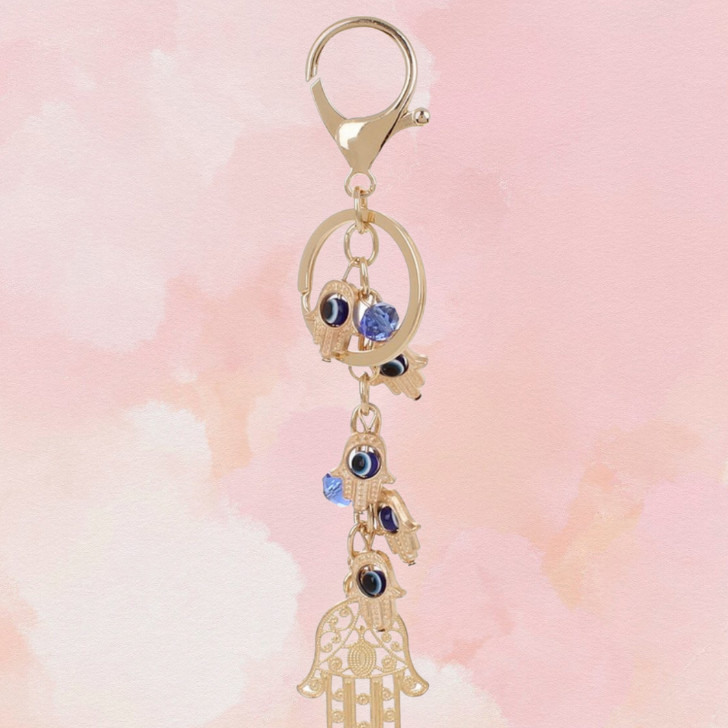 Eye Gold key Chain