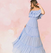 Load image into Gallery viewer, Baby Blue Maxi Dress
