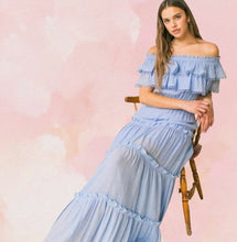 Load image into Gallery viewer, Baby Blue Maxi Dress
